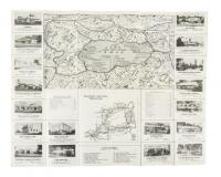 1947-1947: Recreational-Highway Map-Folder, Sacramento-Lake Tahoe Loop... Fishing-Hunting-Boating-Winter Sports