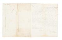 Letter of Virginia slave-holder barred from taking slaves to Ohio