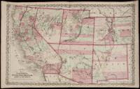 Colton's Map of California, Nevada, Utah, New Mexico, Colorado, Arizona & New Mexico