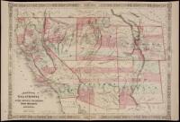 Johnson's California, with Territories of Utah, Nevada, Colorado, New Mexico, and Arizona