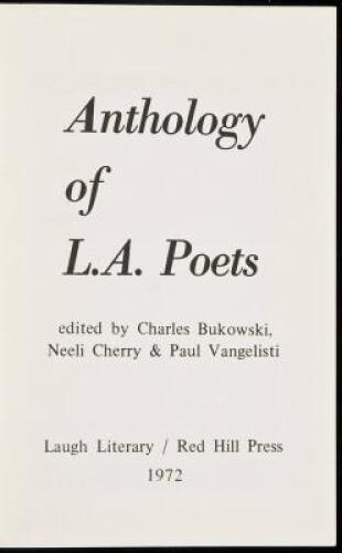 Anthology of L.A. Poets