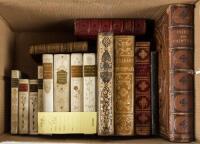 Fifteen volumes of literature and miscellany in fine bindings