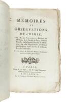 Mémoires et Observations de Chimie...Pour servir de suite aux Elémens de Chimie