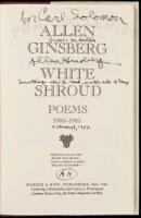 White Shroud: Poems, 1980-1985 - Inscribed to Carl Solomon