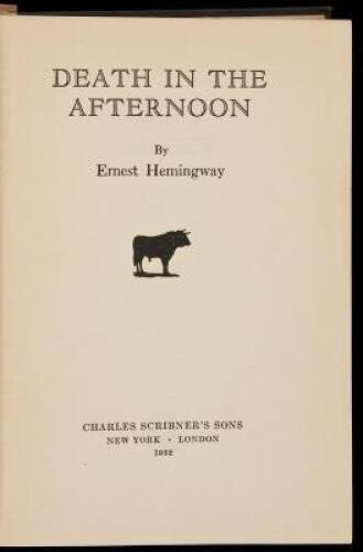 Death in the Afternoon