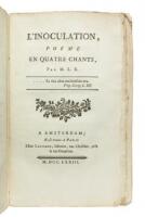 L'inoculation po&euml;me en quatre chants, par M.L.R.