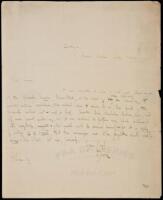 Autograph Letter Signed by Douglas Jerrold to playwright [Joseph] Lunn, London, asking his attendance at the Garrick Club to form a Dramatic Authors Society