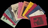 Twelve chapbooks most of them Bootleg Editions of writings by Jack Kerouac