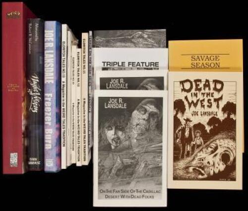 Fifteen books, booklets & periodicals by Joe R. Lansdale