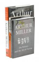 Three signed volumes by Arthur Miller