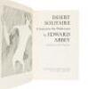 Desert Solitaire: A Season in the Wilderness - 3