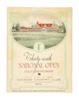 Thirty-ninth National Open Golf Championship, Oakmont Country Club, PA, June 6-8, 1935. Official Souvenir Book and Program