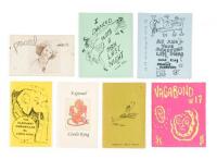 Seven chapbooks and periodicals featuring the work of Linda King, all signed