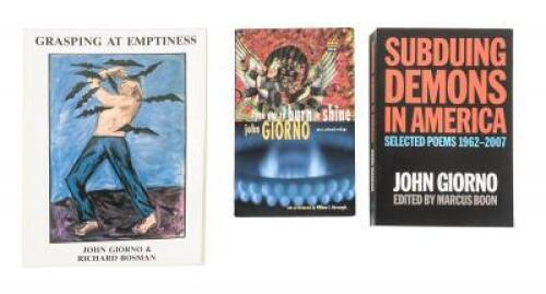 Three signed works by John Giorno