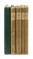 Five bound volumes of Golf Illustrated