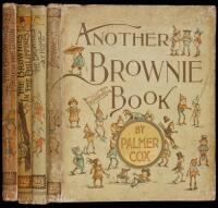 Four volumes of Palmer Cox's Brownie books