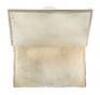 Ornamental silverplate cigarette box with ball and club on lid - 7