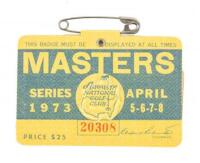 Masters Badge for 1973