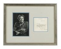 Letter from Eleanor Roosevelt, thanking the recipient for a sketch of F.D.R.