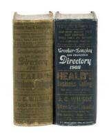 Crocker-Langley San Francisco Directories for the years ending 1907 and 1908