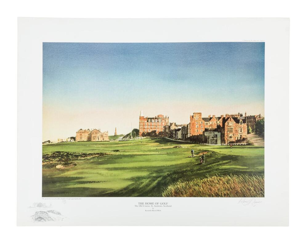 Limited Edition Golfing Prints by Kenneth Reed