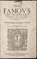 The Famous and Memorable Workes of Josephus, A Man of Much Honour and Learning Among the Jewes