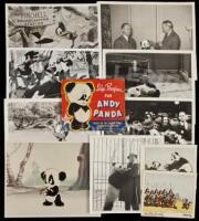 Small archive of material relating to cartoonist Walter Lantz, creator of Andy Panda and Woody Woodpecker