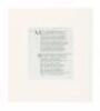 Single leaf printed on vellum from "A Decade of Years...Poems, 1798-1807"
