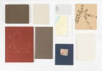 Eight works from Walter Hamady's Perishable Press - 1972-1974
