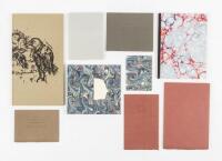 Nine works from Walter Hamady's Perishable Press - 1974-1977