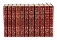 Set of six Sporting Novels by Surtees in eleven volumes finely bound