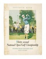 Souvenir Book, Thirty-second National Open Golf Championship. Olympia Fields Country Club