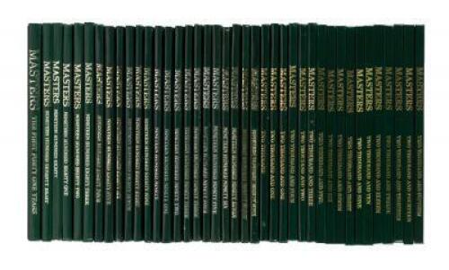 Thirty-seven Augusta National Golf Club Masters Tournament Annuals