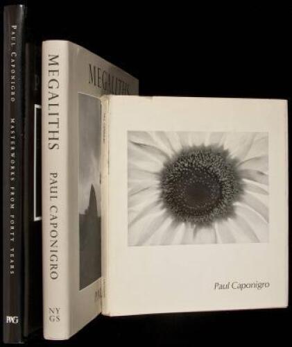 Seven volumes by or with the work of Paul Caponigro