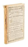 First Directory of Nevada Territory, Containing the Names of Residents in the Principal Towns: A Historical Sketch, the Organic Act, and Other Political Matters of Interest; Together with a Description of all the Quartz Mills ... The Leading Mining Claims