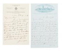 Two letters from Frederick Marriott, early aviation booster and publisher of the San Francisco News Letter, to William Chapman Ralston