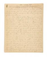 Manuscript account of a hunting trip in Wyoming in 1884