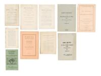 Ten booklets and book prospectuses by Henry B. Carrington