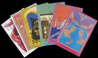 Six posters for Family Dog produced concerts, all but one at the Avalon Ballroom in San Francisco