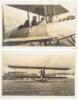 Five real-photo postcards featuring biplanes at the 1914 Pomona air show and Glenn Martin's record-breaking high-altitude flight - 3