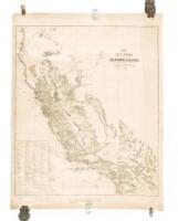 Map of Public Surveys in California & Nevada to accompany report of Surveyor Genl. 1864-5