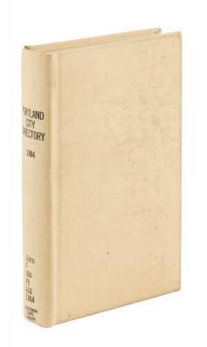 J.K.Gill & Co.'s Portland City Directory 1884