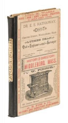 History and Directory Middleboro, Massachusetts 1889