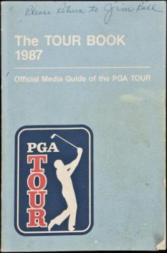Official PGA Tour Book 1987 - Signed by numerous golfers