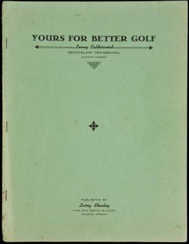 Yours for Better Golf