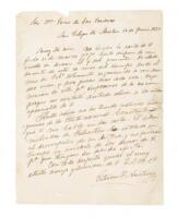 Letter from Stephen F. Austin to José de las Piedas, commander of the Mexican forces in Nacogdoches, about of military and civic matters
