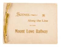 Scenes along the line of the Mount Lowe Railway