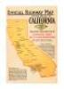 Highway Map of the State of California. Prepared and copyrighted by the California State Automobile Association - 2