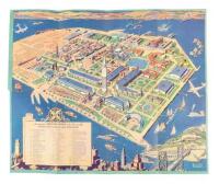 Cartograph of Treasure Island in San Francisco Bay, Golden Gate International Exposition