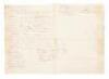 Negro Slave arson plot - N.Carolina legal document